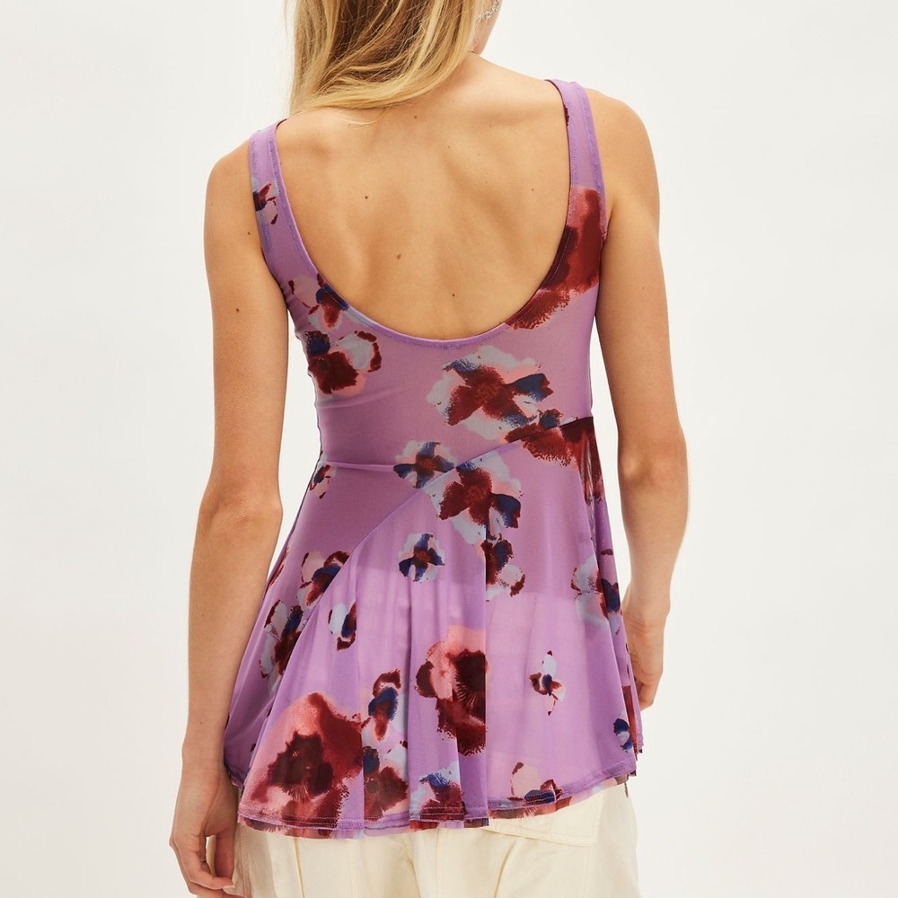 Free People floral tunic size small - Picture 2 of 4